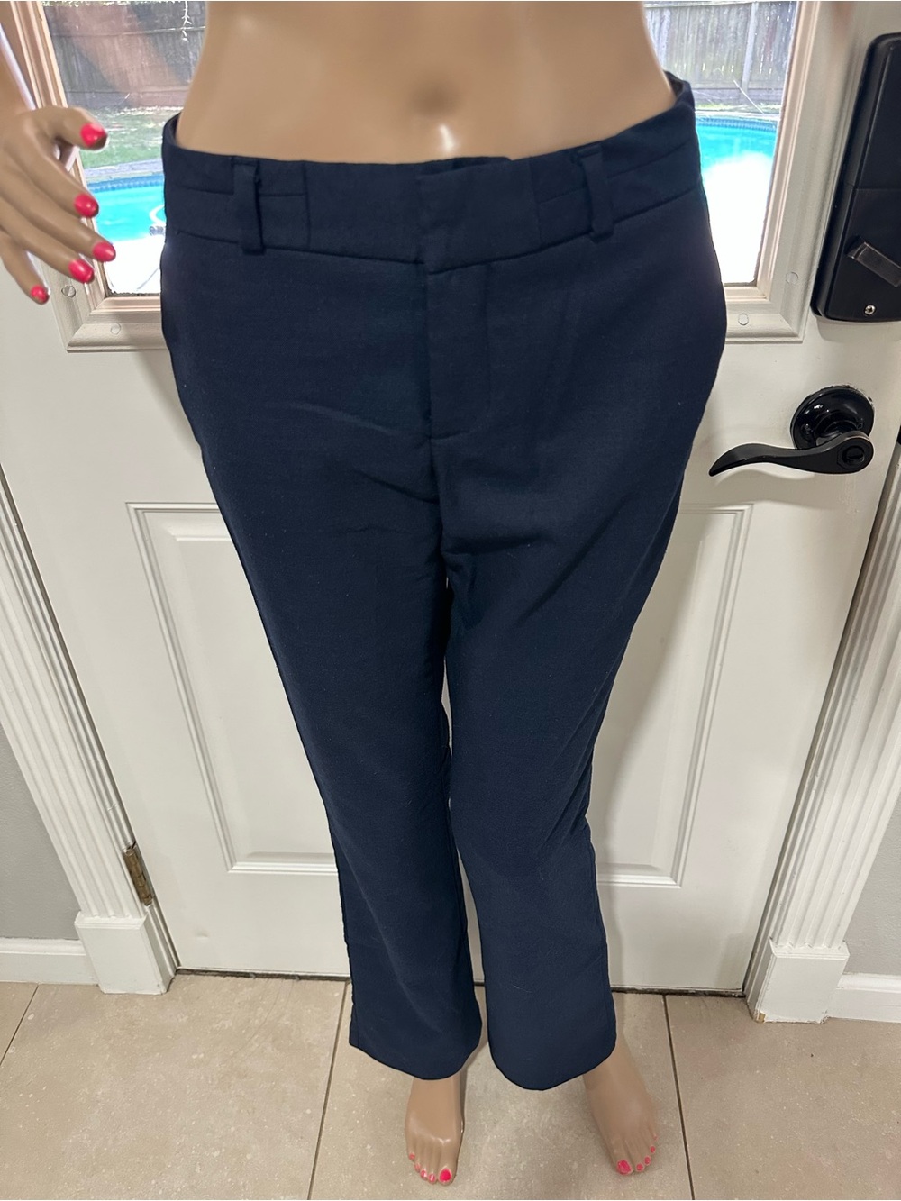 Banana Republic Navy Women's Tailored Dress Pants